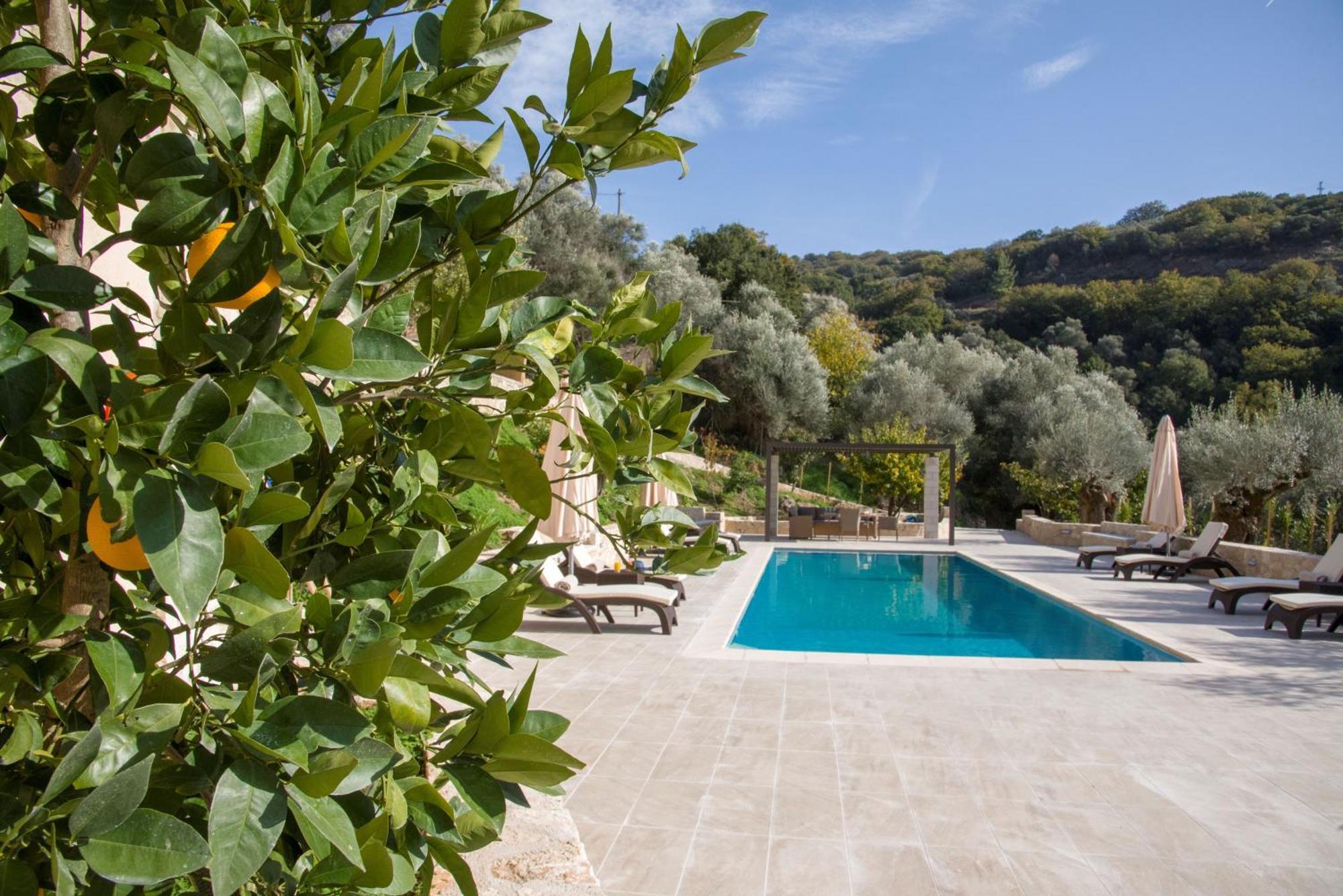 Serenity River Villa Palaiochora Exterior foto